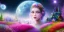 Placeholder: bright fairy, beautiful portrait, flowery landscape