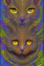 Placeholder: Cat Hundertwasser. Perfect iris