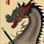 Placeholder: Ukiyo-e painting of a dragon