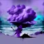 Placeholder: a texture of a grey sky violently exploding and vomiting dirty grey hues of blue, purple, and black that partially muddy the sky, making it ugly, surreal, dreamlike