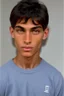 Placeholder: Appearance: Ari has a mixed-race skin tone with a light brown complexion. He has dark hair in a page boy haircut that sticks out from behind his ears, and his hair length could be somewhere in-between long and short. His face is thin with high cheekbones and blue eyes that are often full of emotion and a gentle smile. He stands at around 5 feet 7 inches tall, with a lean build that suggests he doesn't engage in a lot of physical activity. He is of average attractiveness with a boyish face.