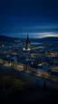 Placeholder: drone shot of Nidelven in Trondheim, shot on Hasselblad h6d-400c, zeiss prime lens, bokeh like f/0.8, tilt-shift lens 8k, high detail, smooth render, down-light, unreal engine, prize winning