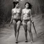 Placeholder: The two youthful women, bound together by their shared defiance, stood at the forefront of the resistance. They harnessed their nature and strength, using their undie-clad bodies as weapons against the encroaching darkness. With every swing of their body and every glance with no inhibition, they fought to preserve the essence of humanity. In a battle that blurred the lines between pleasure and pain, they faced the ultimate test of their resolve. Would they succumb to the allure of the undies and