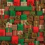 Placeholder: christmas ambience, african, kente, kente ribbon, kente boxes, clothing, african patterns, thread, embroidery, cinema 4d render, high detail