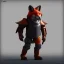 Placeholder: Armor wearing Fox, character design,ultra realistic,shiny, smooth, studio quality, octane render, Surrealism, Triadic colour scheme,ambient lighting polaroid, 100mm