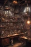 Placeholder: A steampunk-style laboratory