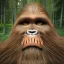 Placeholder: hyper realistic photograph of bigfoot