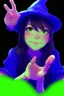 Placeholder: Frog wizard girl