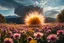 Placeholder: Atomic explosion, made of flowers, ULTRA REALISTIC, details, intricate detail, professional lighting, film lighting, 35mm, anamorphic, lightroom, cinematography, bokeh, lens flare, film grain, hdr10, 8k, Roger Deakins, incredibly detailed, reflect, sharpen