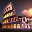 Placeholder: The Colosseum, İtalya, sunset, rainbow sunset