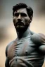 Placeholder: Ultra Realistic image, classical renaissance sculpture, marble material, Lionel Messi, waist up portrait, epic, celestial, cinematic lighting, God light, god rays, 4k resolution, smooth details, ornate details, soft lighting, unreal engine 5, sky background.