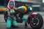 Placeholder: motocycle bulma cyberpunk realistic