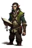 Placeholder: Dungeons and Dragons half-orc teenager. He is sixteen. He is a rogue he is gentle and kind. Tall and skinny. He is not handsome. He is lanky. He carries around a book and a pet mouse, Mysterious