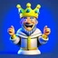 Placeholder: King cyber cheerful 3D