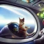 Placeholder: hyper-realistic artwork of astronaut with his pet cat inside spaceship, 8k resolution, high-quality, fine-detail, detailed matte, intricate, 3D octane render, illustration, digital art, brian froud, howard lyon, anna dittman, greg rutowski,