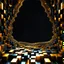 Placeholder: a mandelbulb 3d fractal made of metallic random color cubes a pertty artistc background