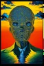 Placeholder: no future for you; neo-surrealistic optical art