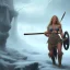 Placeholder: illustration icelandic female bodybuilder barbarian by adrian smith ted nasmith