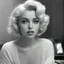 Placeholder: Ana de armas, as marilyn monroe,listening to music, manga