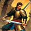 Placeholder: fantasy 90's tcg art of a heroic swordsman