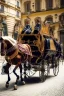 Placeholder: Fiacre carriage with horses in Vienna