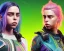 Placeholder: Billie Eilish, in stockings, cyberpunk2077