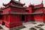 Placeholder: A red fiery Chinese palace designed in Ica stones