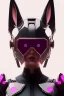 Placeholder: MCU Portrait, Front image, cyberpunk rabbit mask, us woman, black pink color, latex dress, highly detailed, concept art, smooth, unreal engine 5, god rays, ray tracing, RTX, lumen lighting, ultra detail, volumetric lighting, 3d, finely drawn, high definition, high resolution.