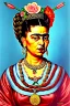 Placeholder: A self portrait of obese Frida Gallo