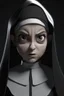 Placeholder: creepy young animated nun