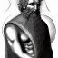 Placeholder: the demon samael as human man withou beard and little moustage