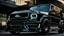 Placeholder: A (((G-Wagon mustang))) featuring a luxurious interior, advanced technologies, and a sleek body kit designed by MANSORY, front cinematic view on road in morning