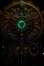 Placeholder: pixelated art of eldritch clockwork