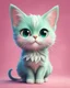 Placeholder: A delightful and adorable cartoon illustration featuring a cute mint-colored cat against a charming pink background, (delightful illustration:1.4), (adorable cartoon cat:1.5), (charming pink background:1.3), (expressive mint hues:1.2), inspired by the styles of cute cartoon artists, trending on ArtStation, Intricate, Sharp focus, vibrant lighting, (whimsical:1.4), (playful ambiance:1.3), (lush fur details:1.5), Cartoon, Masterful, Captivating, High Detail, Cinematic view