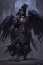 Placeholder: A hybrid of a human and raven themed General. Fantasy art by Greg Rutkowski, Frostbite Engine, hearthstone, official art, trending on Artstation, detailed