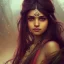 Placeholder:  Indian mystical girl , cute, beautiful, long hair, cinematic, 8k, resolution concept art portrait by Greg Rutkowski, Artgerm, WLOP, Alphonse Mucha dynamic lighting hyperdetailed intricately detailed