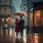 Placeholder: rainy street romantic