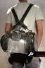 Placeholder: tech, back pack, transparent, sci fi, punk, color, neon