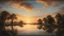 Placeholder: Style John Constable, sunset, relaxation, luxury, dream world, calm beauty, symmetry, fantasy world, magic, beautiful composition, exquisite detail, 135mm lens