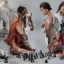 Placeholder: realistic photoshoot for a new balenciaga lookbook, 2 beautiful young models playing chess sweating and concetrated, colorful makeup, set design made of lego blocks, in style of steven meisel, ultra high resolution, 8k, bright, fashion lighting, wide angle lens