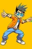 Placeholder: GHOSR CARTOON DANCING STYLE OF HIROKU OGAI