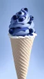 Placeholder: Blueberry Ice cream cone