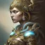 Placeholder: sango fantasy, fantasy magic, intricate, sharp focus, illustration, highly detailed, digital painting, concept art, matte, artgerm and paul lewin and kehinde wiley, masterpiece silver dragon head golden African nice breast Afo woman turquoise waves