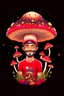 Placeholder: mushroom magic person