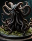 Placeholder: tabletop role-playing miniature of a amorphous-tentacled-creature-shub-niggurath-baphomet-hybrid. full body. concept art in the style of william morris dante Gabriel rosetti alan lee. hyperrealism 4K ultra HD unreal engine 5 photorealism.