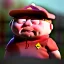 Placeholder: Eric Cartman toddler, full body, dramatic lighting, hyper realistic