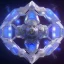 Placeholder: luminous and sparkling and blue crystal dwelling