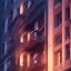 Placeholder: a man pushing a woman over a balcony, downtown new york at night, dramatic, dramatic lighting, volumetric lighting, hyperrealism, 8k, high quality, photorealistic, lot of details