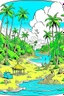 Placeholder: paradise cartoon