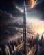 Placeholder: Burj Khalifa building hyper-realistically detailed digital art